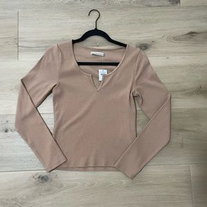 Abercrombie ribbed long sleeve